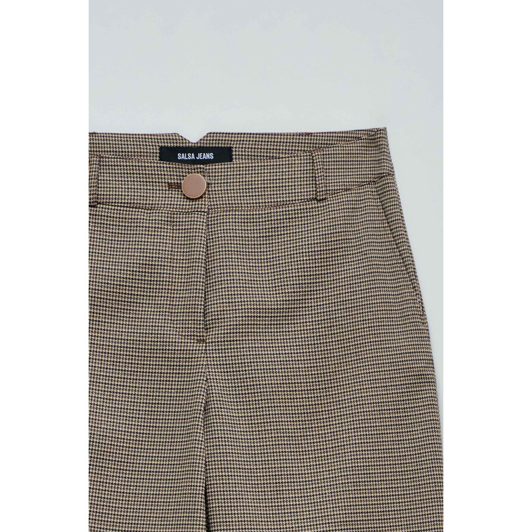 VAQUERO MUJER  SALSA JEANS BASIC HIGH WAIST CHINO