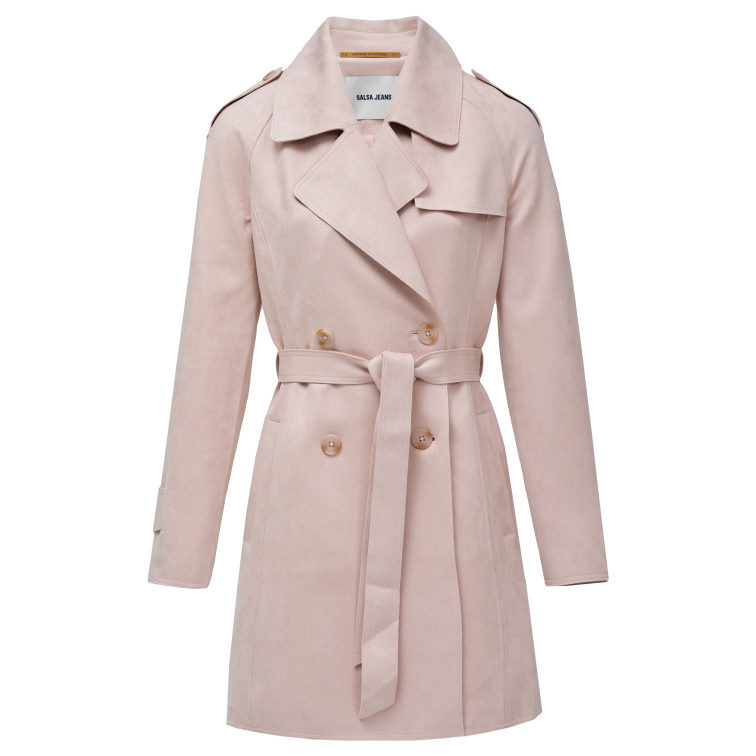 MUJER SUEDE TRENCH COAT 612