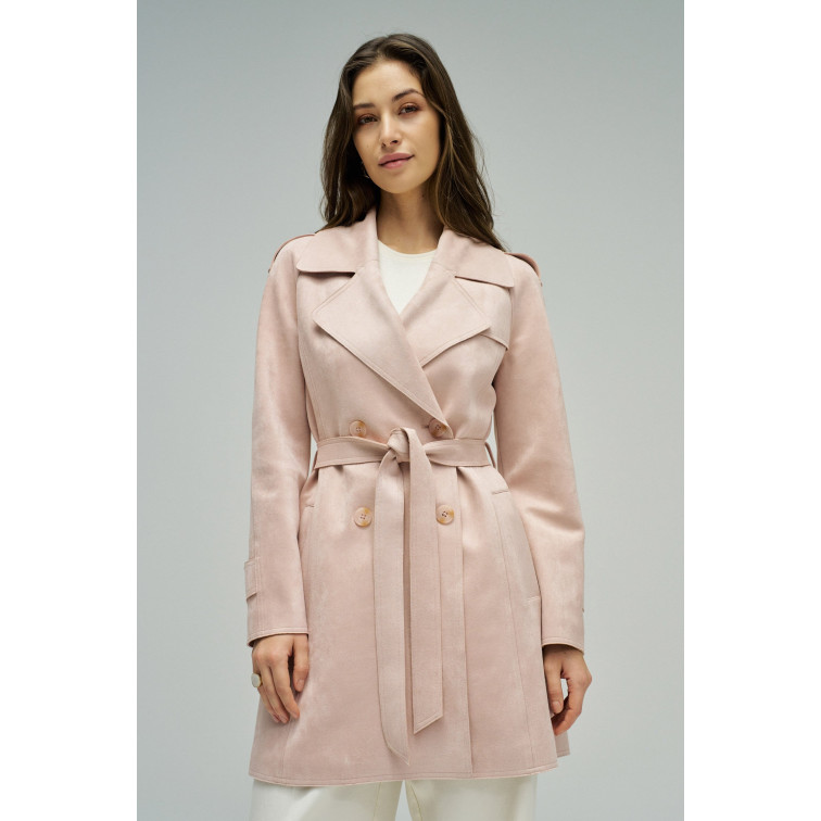 MUJER SUEDE TRENCH COAT 612
