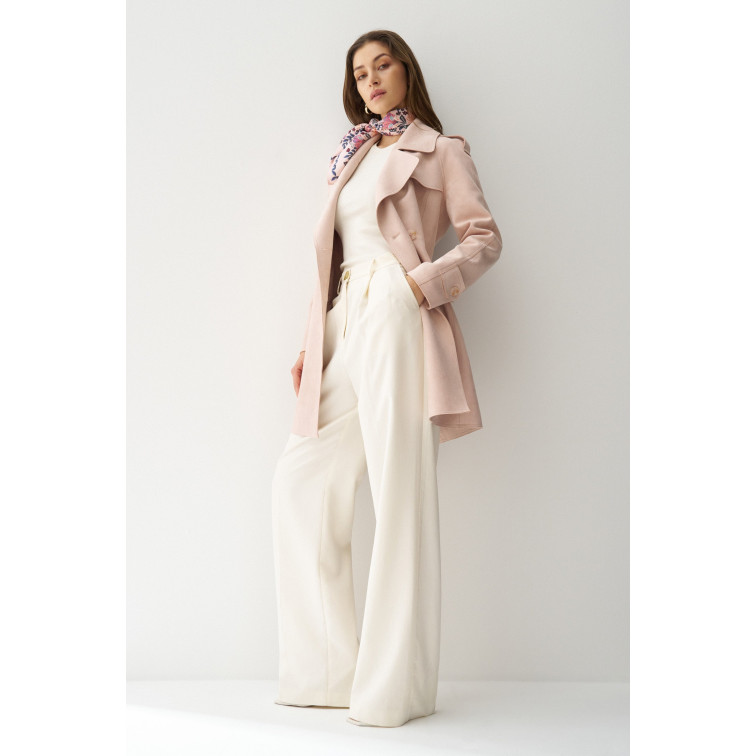 MUJER SUEDE TRENCH COAT 612