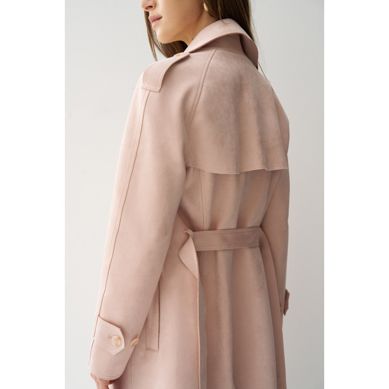 MUJER SUEDE TRENCH COAT 612