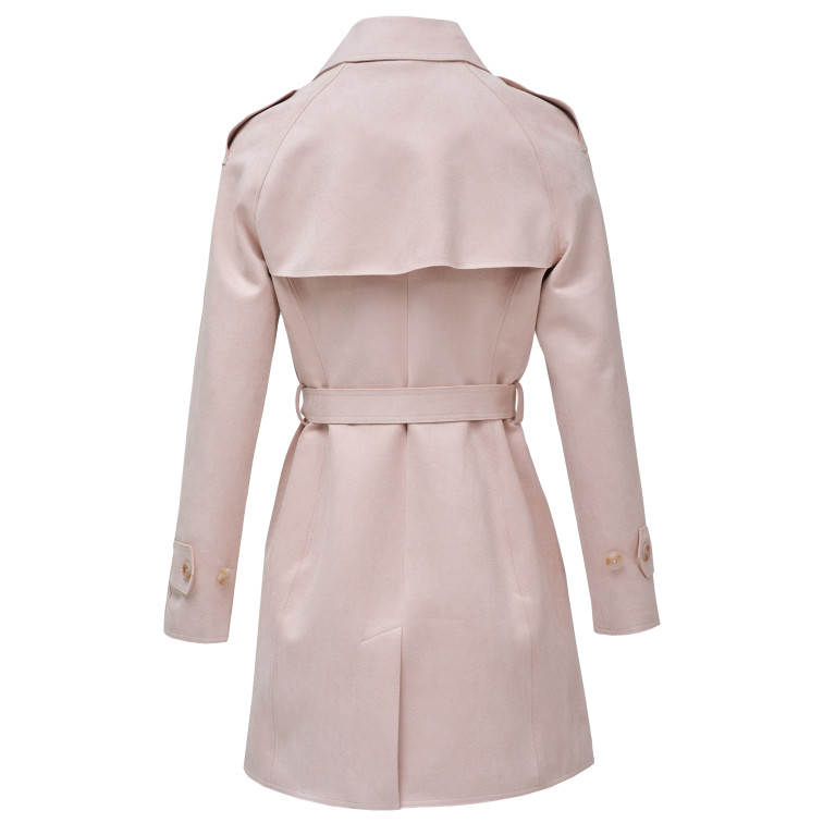 MUJER SUEDE TRENCH COAT 612