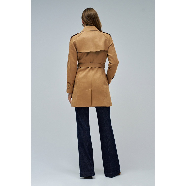 ABRIGO MUJER  SALSA JEANS SUEDE TRENCH COAT