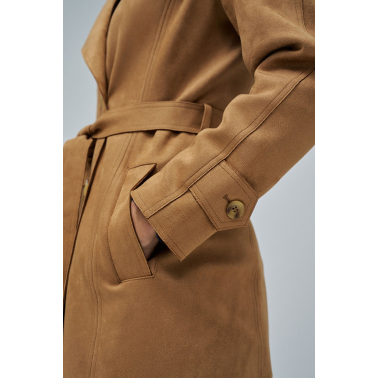 ABRIGO MUJER  SALSA JEANS SUEDE TRENCH COAT