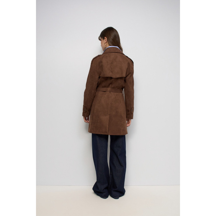 ABRIGO MUJER  SALSA JEANS SUEDE TRENCH COAT