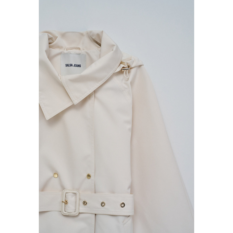 ABRIGO MUJER  SALSA JEANS PARKA WITH DETACHABLE HOOD