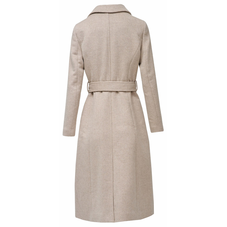 ABRIGO MUJER  SALSA JEANS LONG WOOL COAT W/ FAUX FUR AND