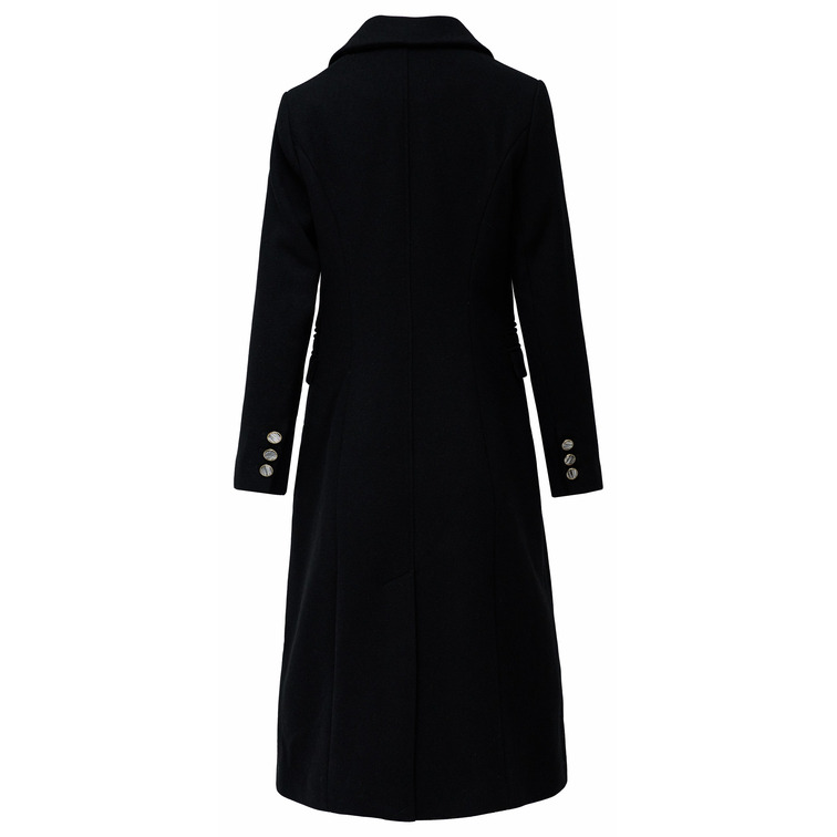 ABRIGO MUJER  SALSA JEANS WOOL COAT WITH FAUX FUR COLLAR