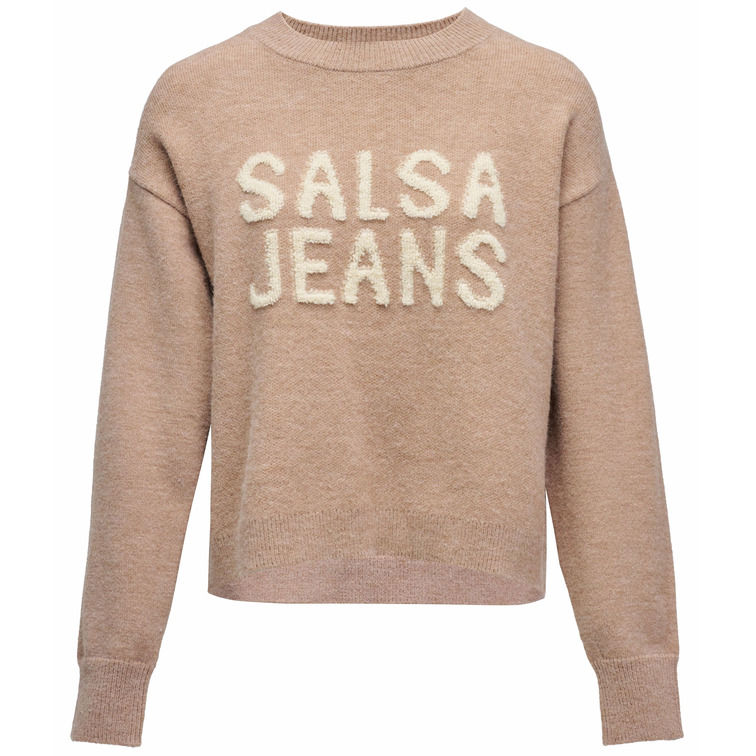 JERSEY MUJER SALSA JEANS KNITTED BRANDING JUMPER