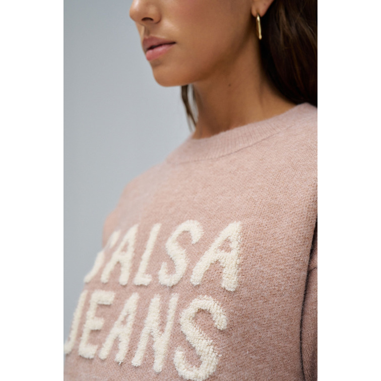 JERSEY MUJER SALSA JEANS KNITTED BRANDING JUMPER