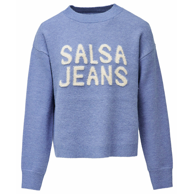 JERSEY MUJER SALSA JEANS KNITTED BRANDING JUMPER