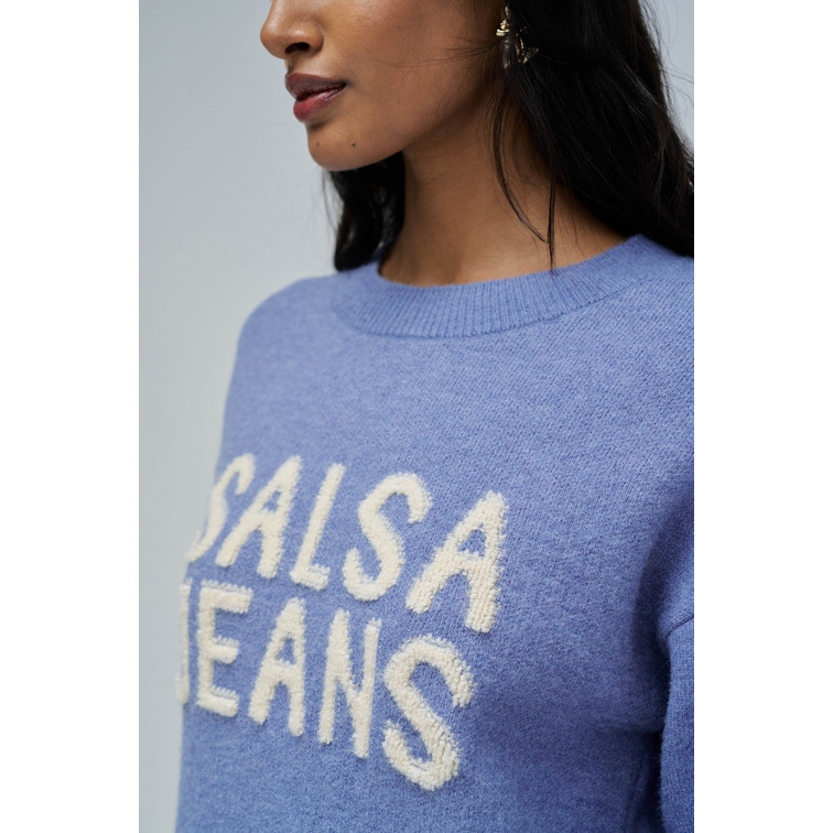 JERSEY MUJER SALSA JEANS KNITTED BRANDING JUMPER