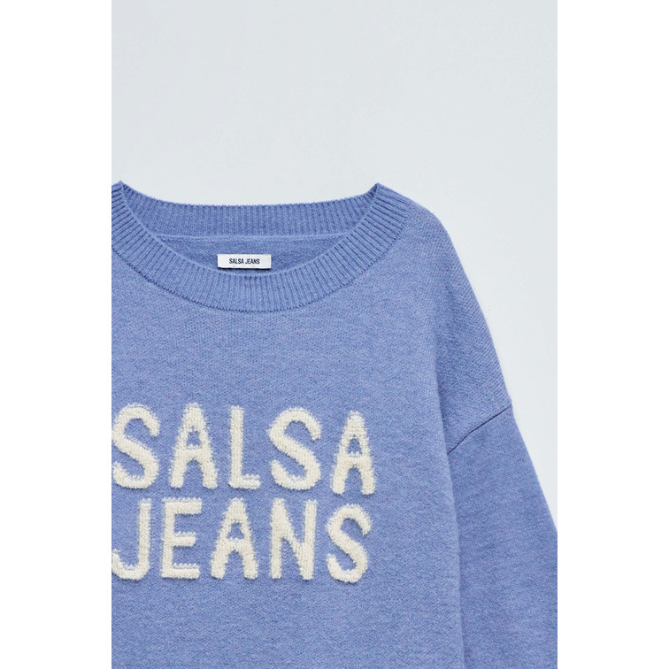 JERSEY MUJER SALSA JEANS KNITTED BRANDING JUMPER