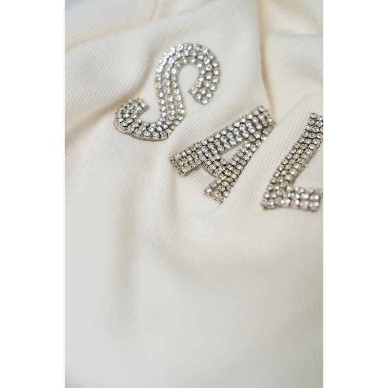 JERSEY PUNTO ACANALADO MUJER SALSA JEANS LOGO PEDRERÍA