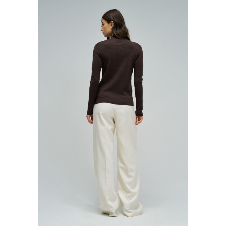 JERSEY PUNTO ACANALADO MUJER SALSA JEANS LOGO PEDRERÍA