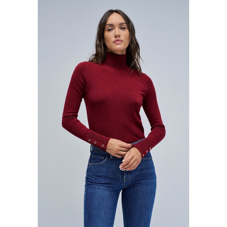 JERSEY MUJER  SALSA JEANS BASIC TURTLENECK LONG SLEEVE