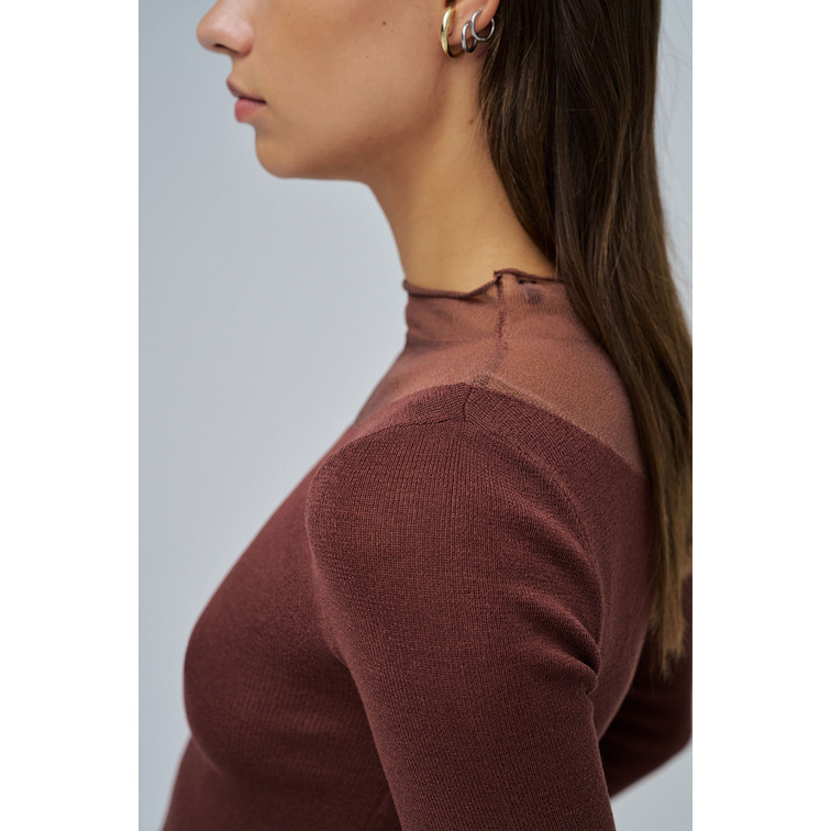 JERSEY MUJER  SALSA JEANS LONG SLEEVE W/ ASYMMETRICAL NE