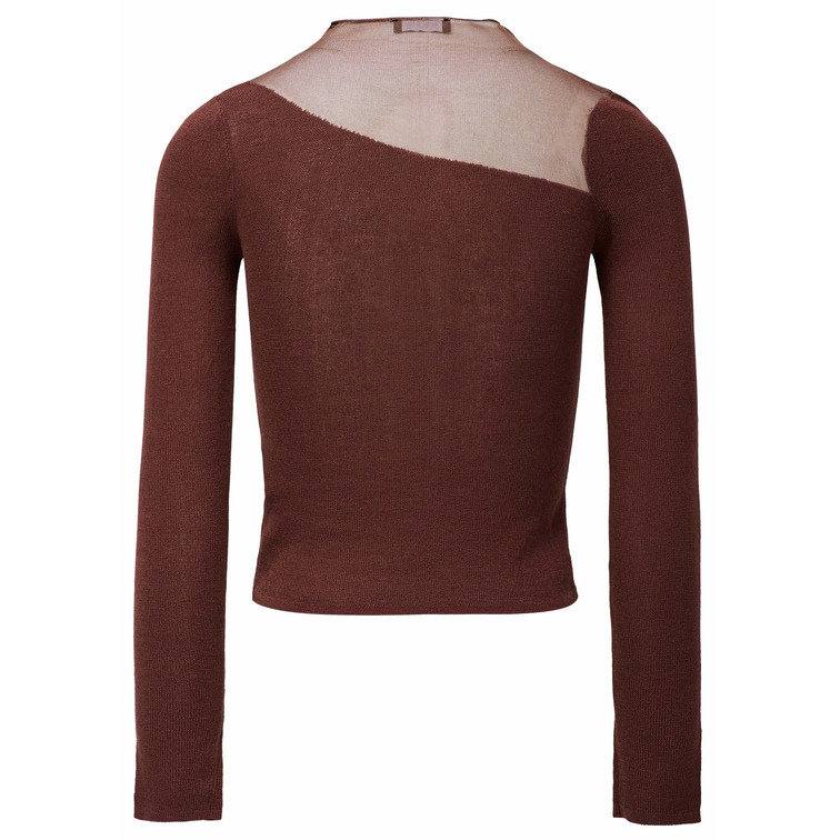 JERSEY MUJER  SALSA JEANS LONG SLEEVE W/ ASYMMETRICAL NE