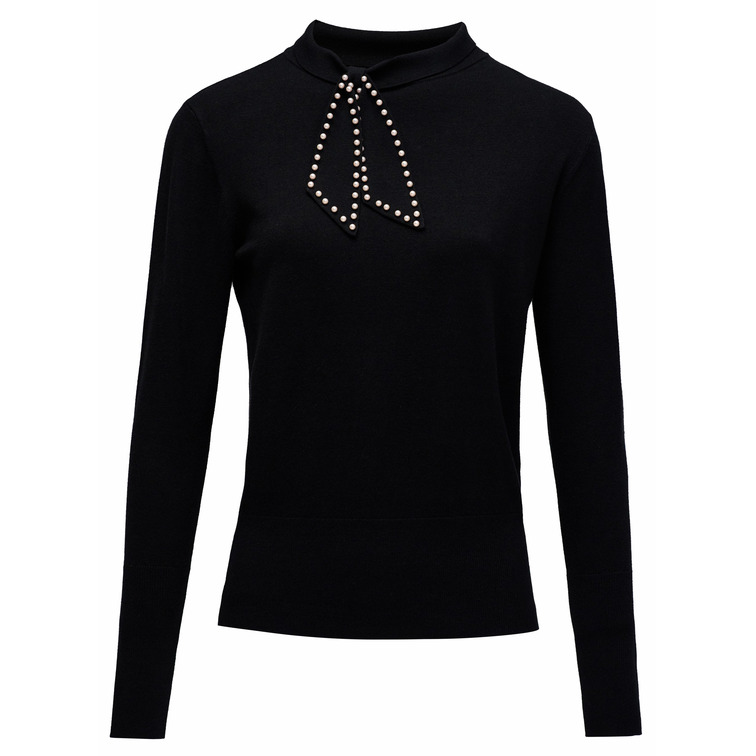 JERSEY MUJER  SALSA JEANS SWEATER WITH BOW NECK DETAIL