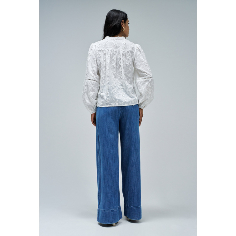 CAMISA MUJER  SALSA JEANS FLORAL PRINT JACQUARD SHIRT