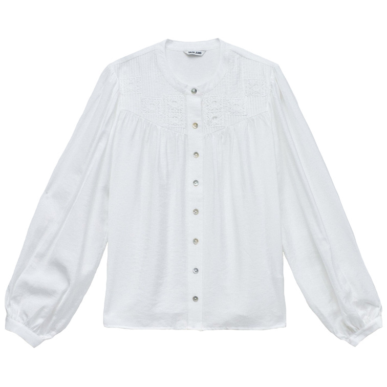 CAMISA MUJER  SALSA JEANS SHIRT WITH EMBROIDERED DETAIL