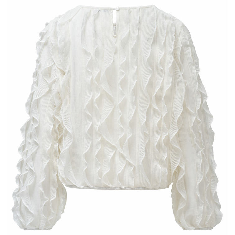 JERSEY MUJER  SALSA JEANS FRILL LONGSLEEVE