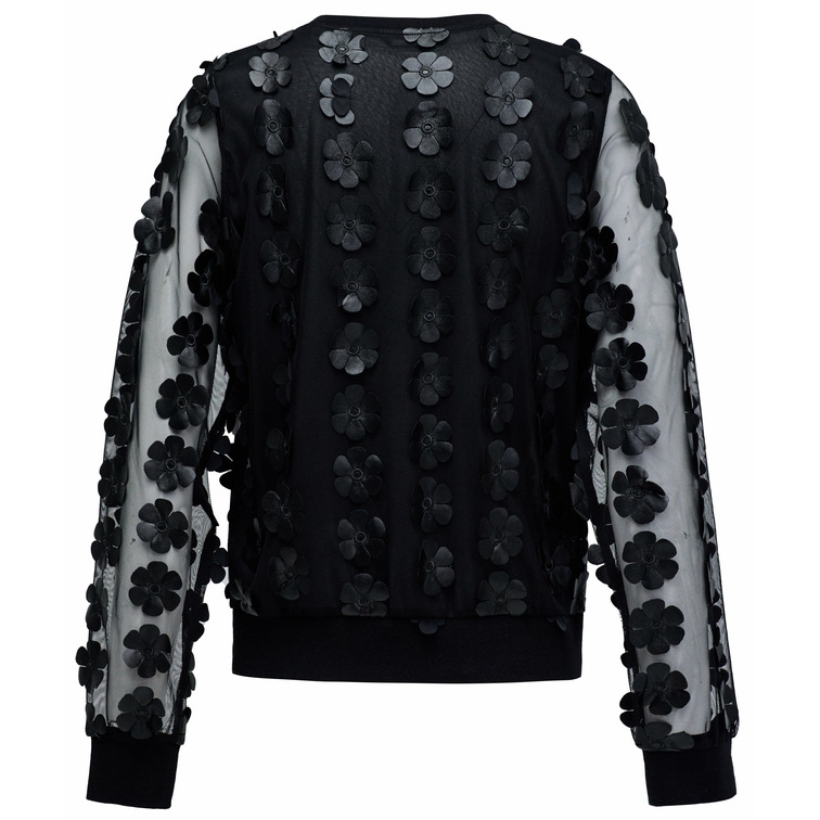 SUDADERA MUJER  SALSA JEANS SWEATSHIRT WITH 3D FLOWERS