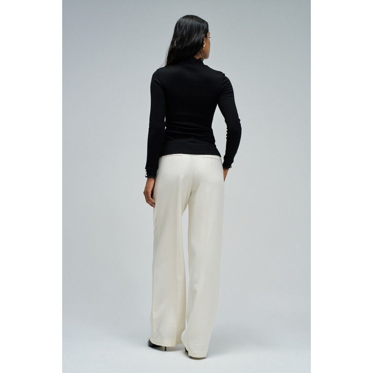 CAMISETA MUJER  SALSA JEANS TURTLENECK LONGSLEEVE W/ FRILL