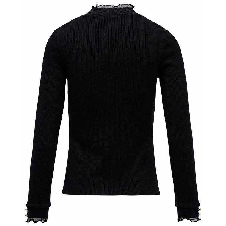 CAMISETA MUJER  SALSA JEANS TURTLENECK LONGSLEEVE W/ FRILL