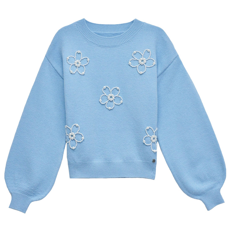 SUDADERA MUJER  SALSA JEANS SWEATER WITH PEARLS