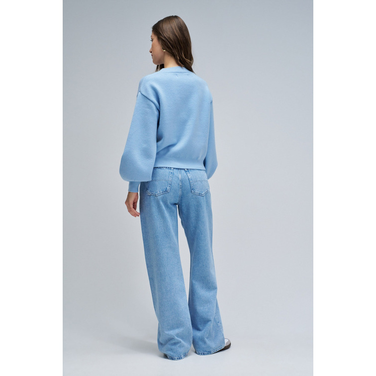 SUDADERA MUJER  SALSA JEANS SWEATER WITH PEARLS
