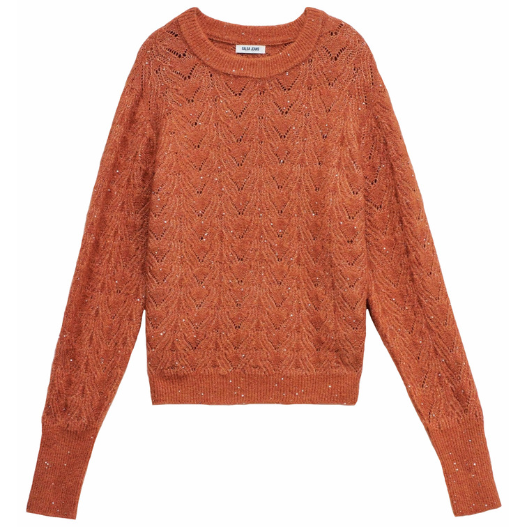 JERSEY MUJER  SALSA JEANS SWEATER WITH SHINY DETAIL