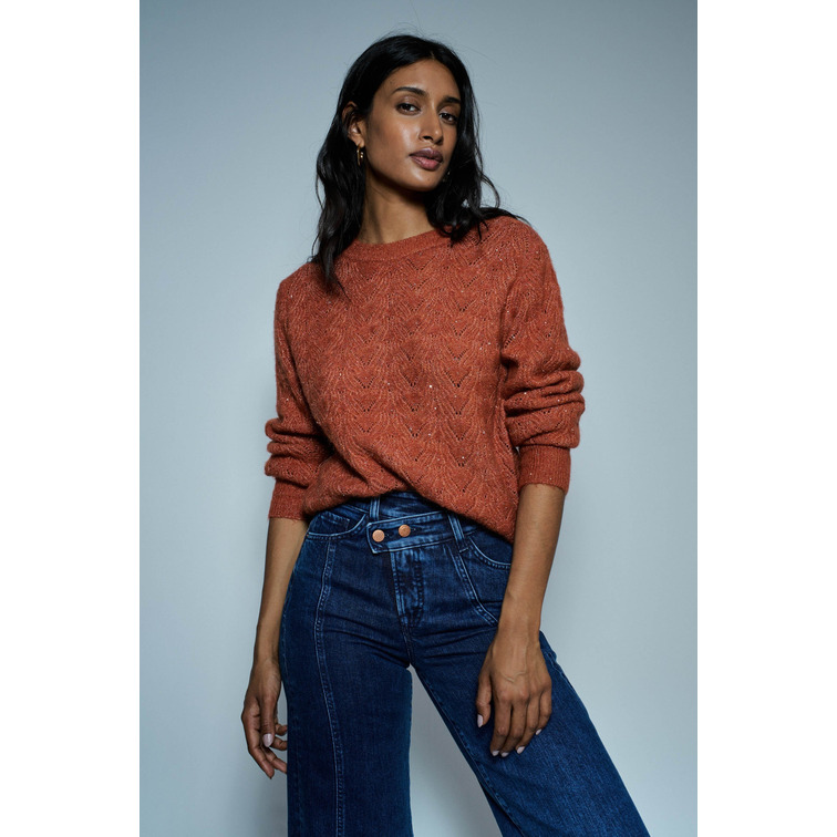JERSEY MUJER  SALSA JEANS SWEATER WITH SHINY DETAIL
