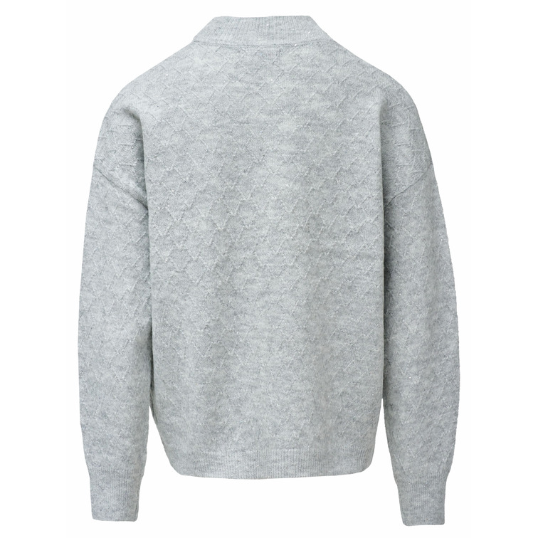 JERSEY MUJER SALSA JEANS LUREX SWEATER WITH BUTTONS