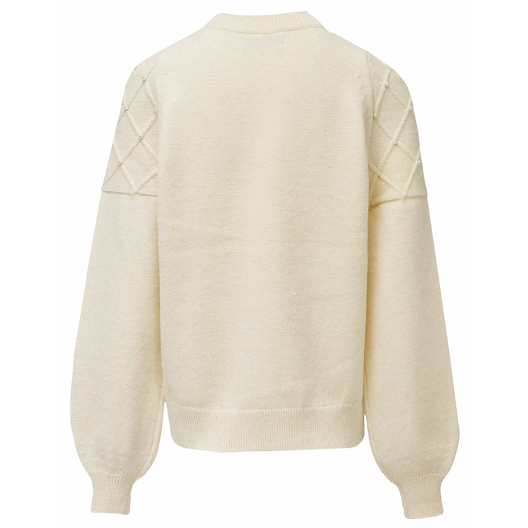 JERSEY MUJER SALSA JEANS SWEATER WITH PEARLS