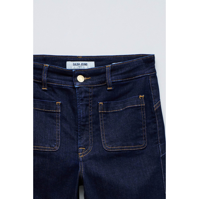 VAQUERO MUJER  SALSA JEANS JEANS FAITH W/ FRONT POCKETS