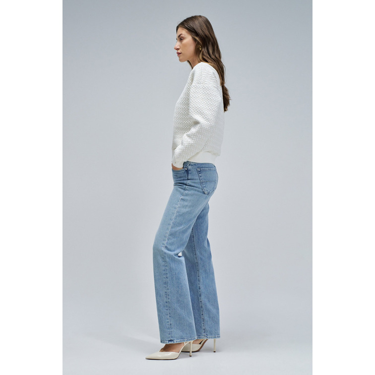 SUDADERA MUJER  SALSA JEANS LUREX JACQUARD SWEATSHIRT
