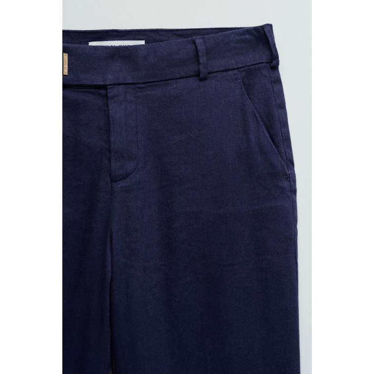 PANTALÓN CHINO MUJER SALSA JEANS FIT FLARE CON LINO