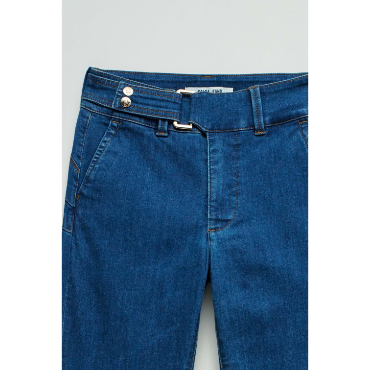 PANTALÓN MUJER  SALSA JEANS CHINO SECRET FLARE W/ BELT DET