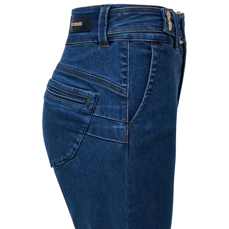 PANTALÓN MUJER  SALSA JEANS CHINO SECRET FLARE W/ BELT DET