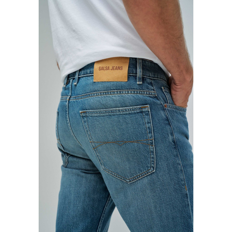 VAQUERO HOMBRE  SALSA JEANS REGULAR JEANS LIGHT GREENCAST