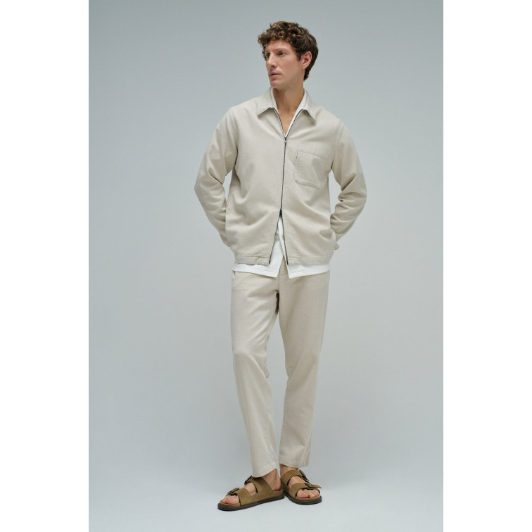PANTALÓN HOMBRE  SALSA JEANS JOGGERS PANTS COTTON LINEN BEI