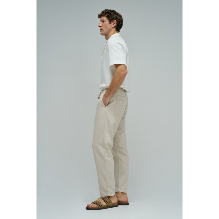PANTALÓN HOMBRE  SALSA JEANS JOGGERS PANTS COTTON LINEN BEI