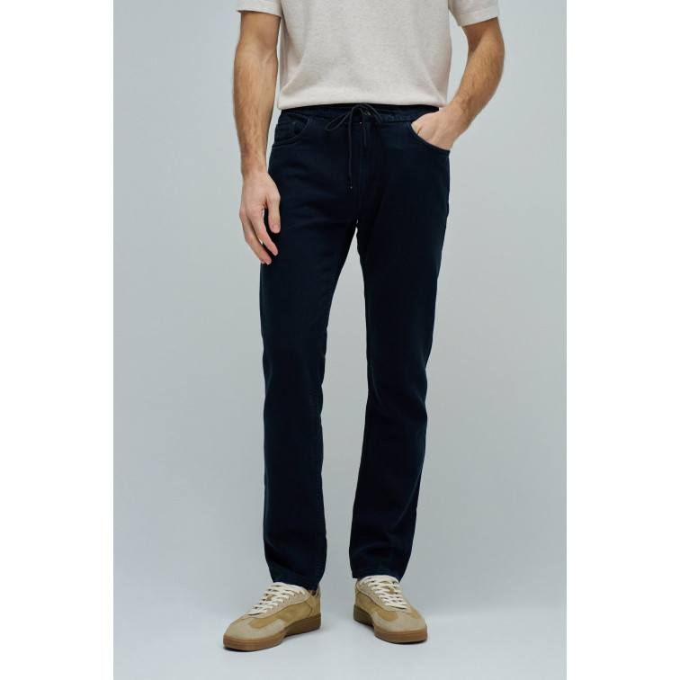 PANTALÓN HOMBRE  SALSA JEANS JOGGER PANTS COTTON LINEN COLO