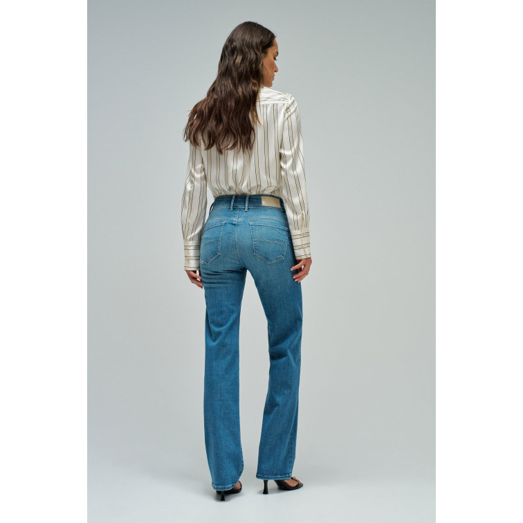 VAQUERO MUJER  SALSA JEANS JEANS SECRET STRAIGHT W/ CHAIN