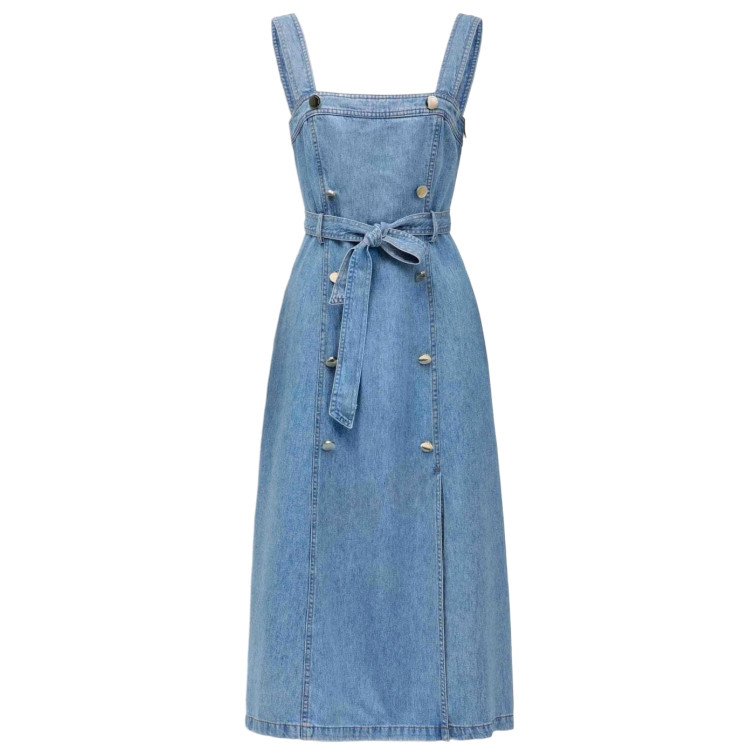 VESTIDO MIDI MUJER SALSA JEANS EN LIGHTDENIM