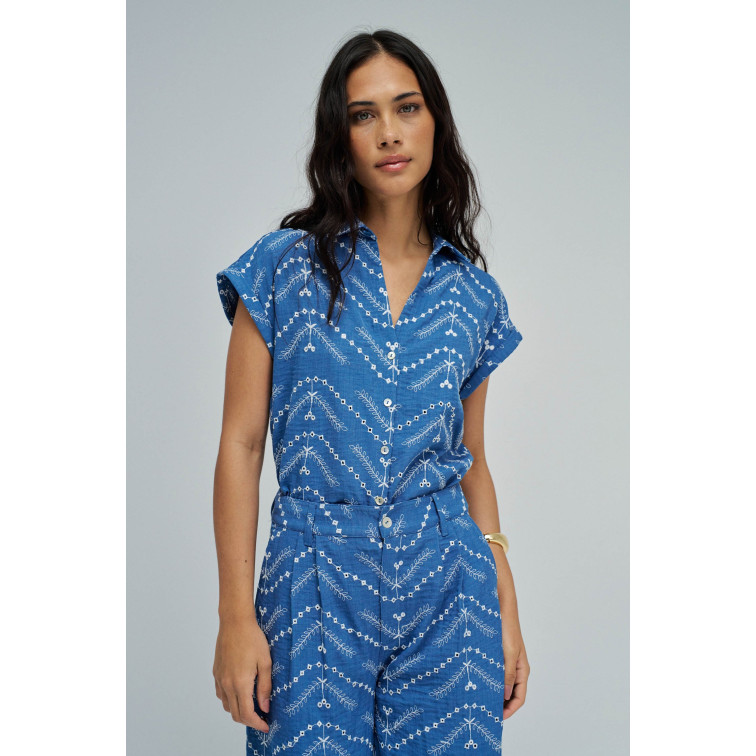MUJER SHIRT W/ EMBROIDERY 852