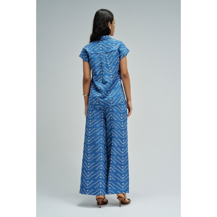 MUJER SHIRT W/ EMBROIDERY 852