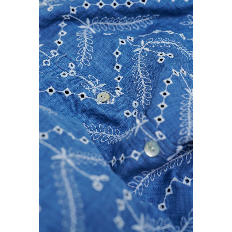 MUJER SHIRT W/ EMBROIDERY 852