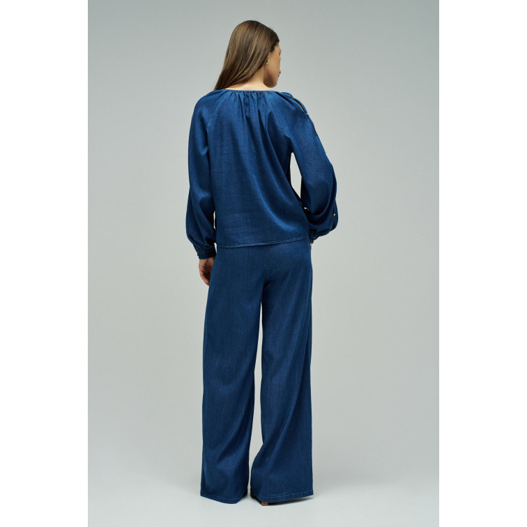 CAMISA MUJER  SALSA JEANS BLOUSE W/ SLEEVE DETAIL